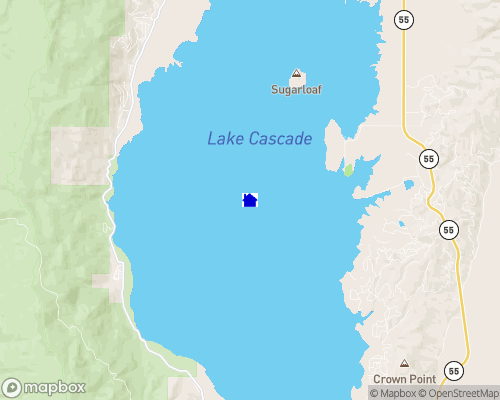 Lake Cascade  Map