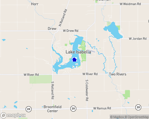 Lake Isabella Map
