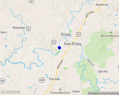 Coosawattee River - Gilmer County Map