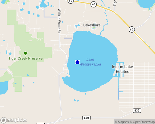 Lake Weohyakapka Map