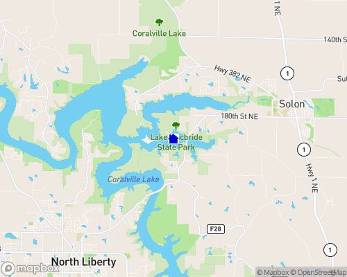 Lake MacBride Map