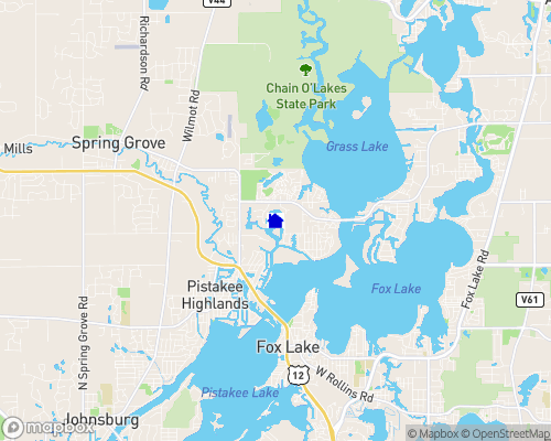 Chain O Lakes - Dunns Lake Map