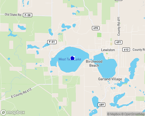 West Twin Lake Map