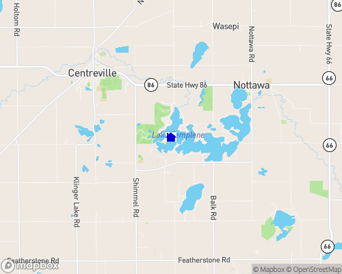 Lake Templene Map