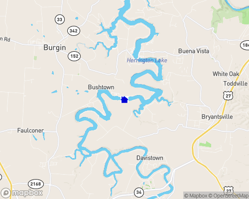 Herrington Lake Map