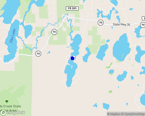 Squaw Lake - Oneida County Map
