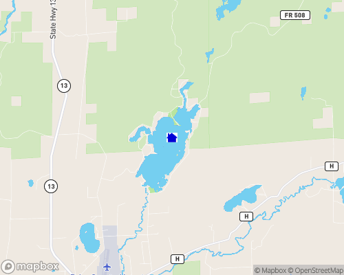 Solberg Lake Map