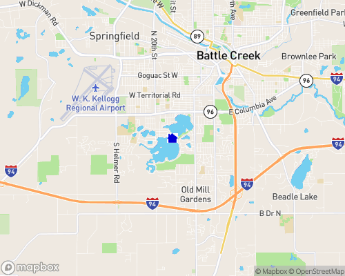 Goguac Lake Map