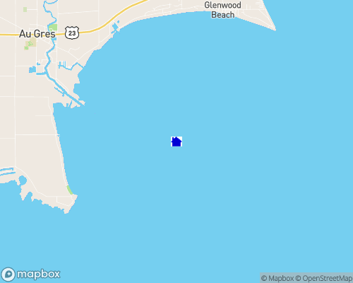 Lake Huron - Arenac County Map