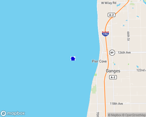Lake Michigan - Allegan County Map