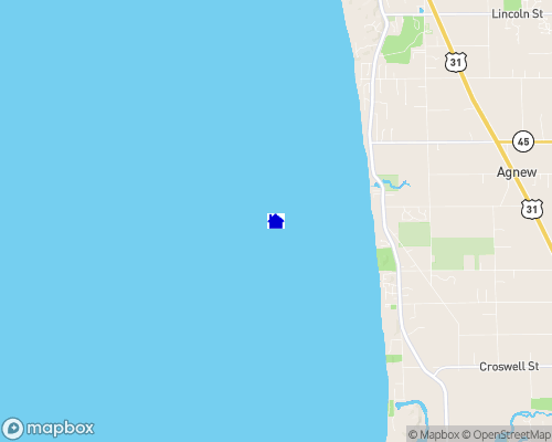 Lake Michigan - Ottawa County Map