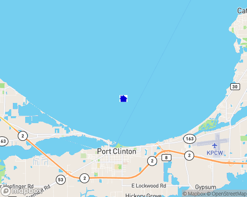 Lake Erie - Ottawa County Map