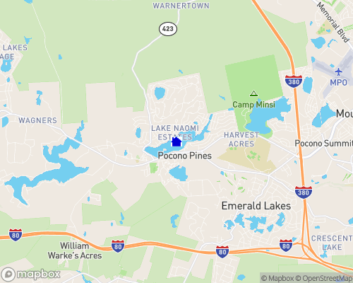 Lake Naomi Map