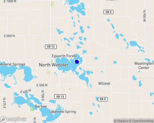 Webster Lake Map