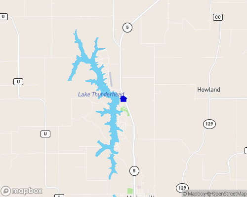 Lake Thunderhead Map