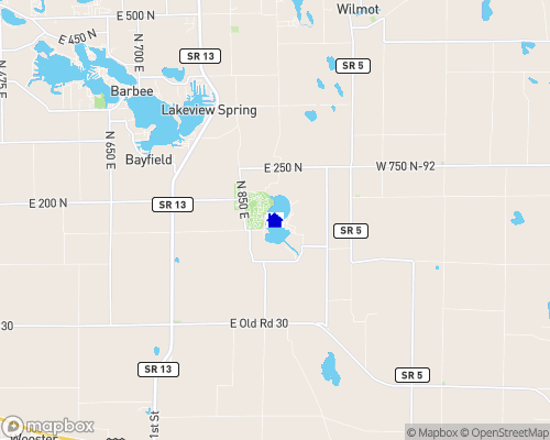 Ridinger Lake Map
