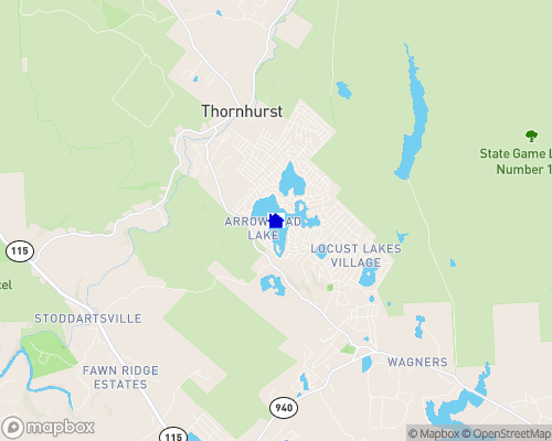 Arrowhead Lake Map