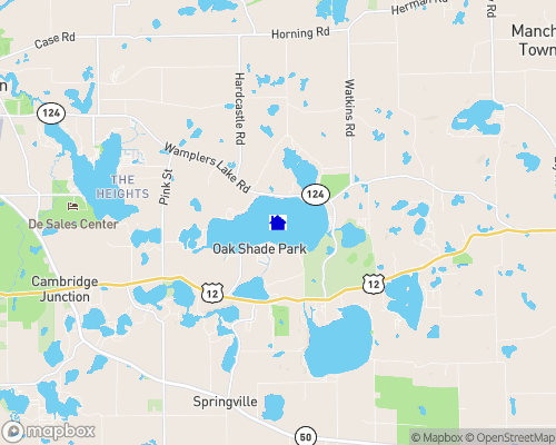 Wamplers Lake Map