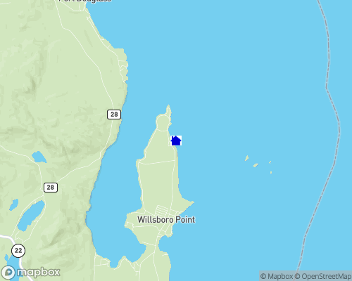 Lake Champlain - Essex County Map