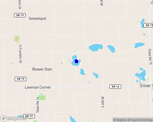 Beaver Dam Lake Map