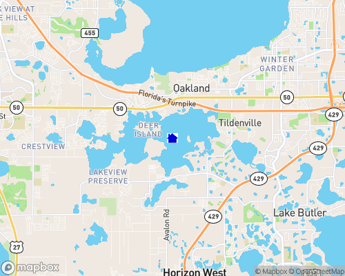Johns Lake Map