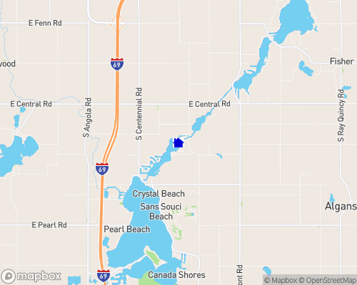 Long Lake - Branch County Map