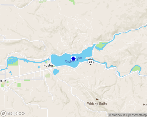 Foster Lake Map