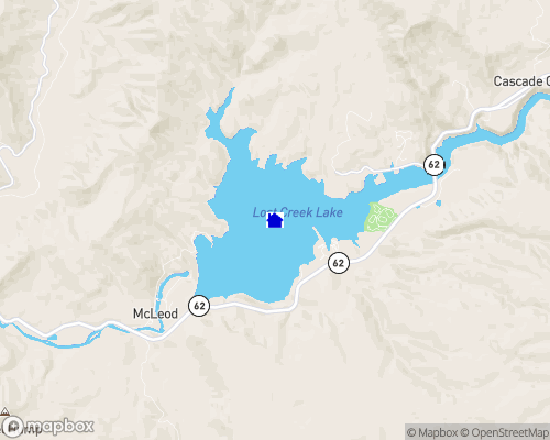 Lost Creek Lake Map