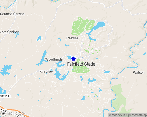 Lake Catherine Map
