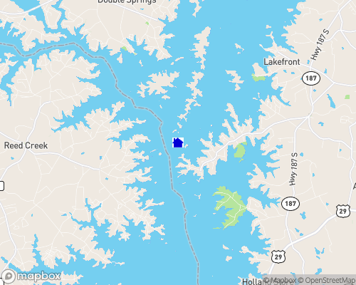 Lake Hartwell Map