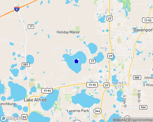 Lake Lowery Map