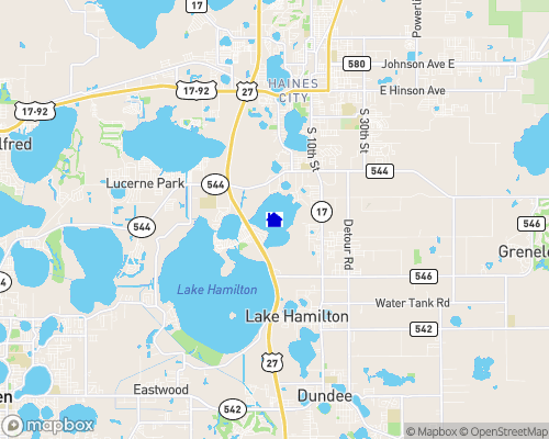 Little Lake Hamilton Map