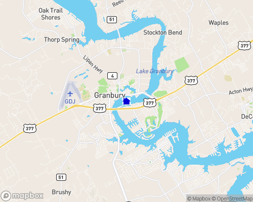 Lake Granbury Map