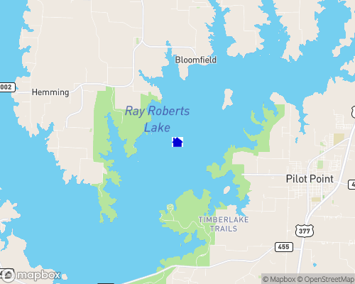Lake Ray Roberts Map