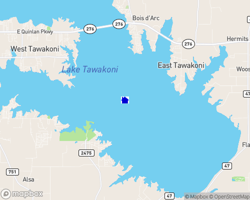 Lake Tawakoni Map