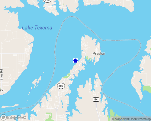 Lake Texoma Map