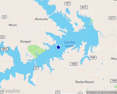 Lake Bob Sandlin Map
