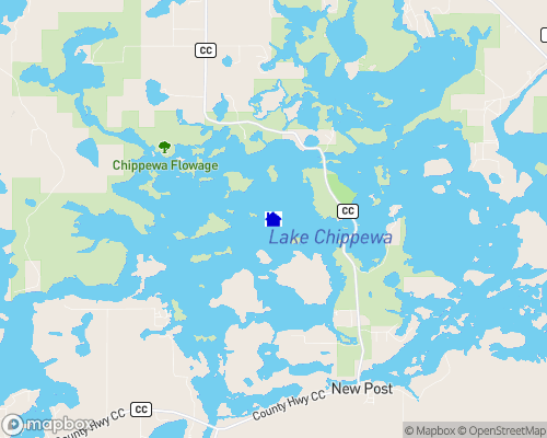 Chippewa Flowage Lake Map