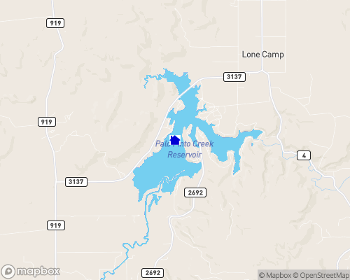 Lake Palo Pinto Map