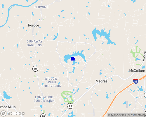 Lake Redwine Map