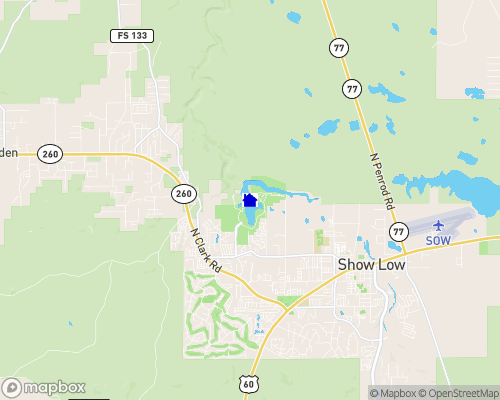 Fools Hollow Lake Map