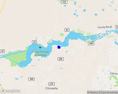 Lake Rousseau Map