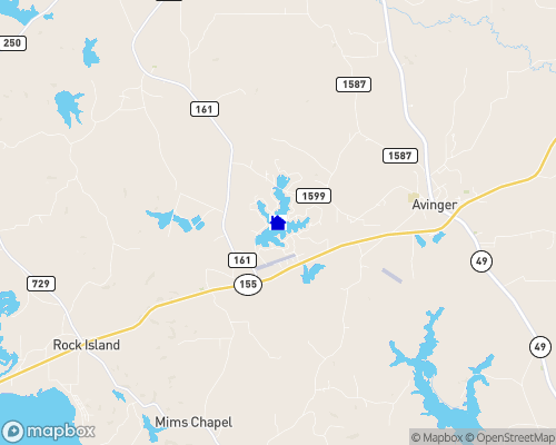 Simpson Lake Map