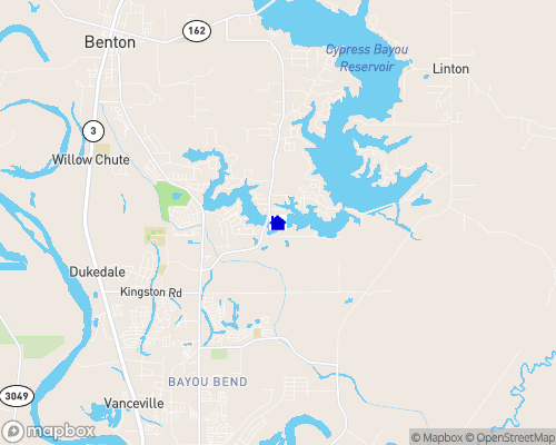 Black Bayou Reservoir Map