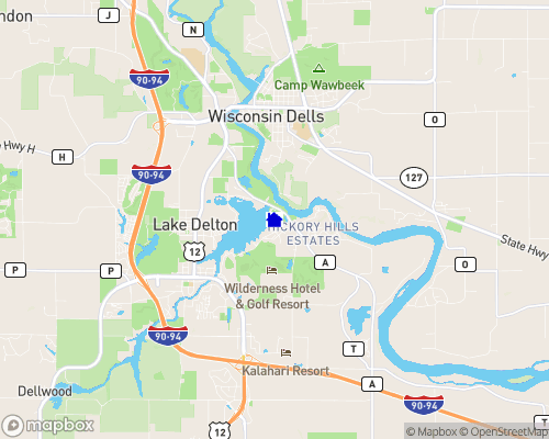 Lake Delton Map