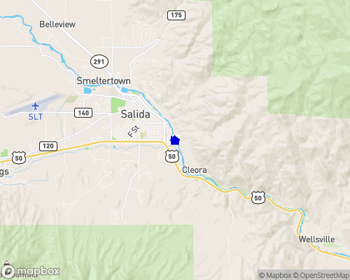 Arkansas River - Chaffee County Map